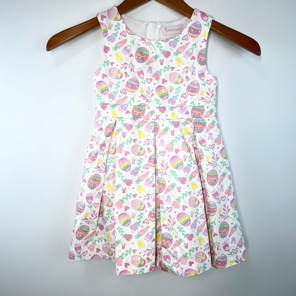 Savannah Easter Egg Floral Bunny Dress 4